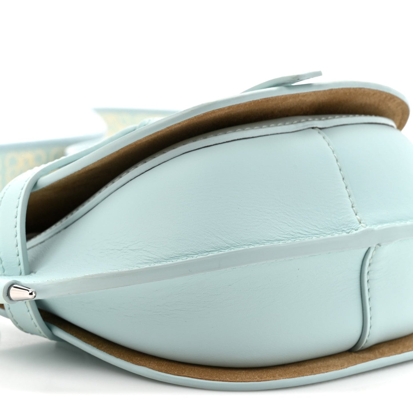 Calfskin Mini Gate Dual Bag Abyss Blue