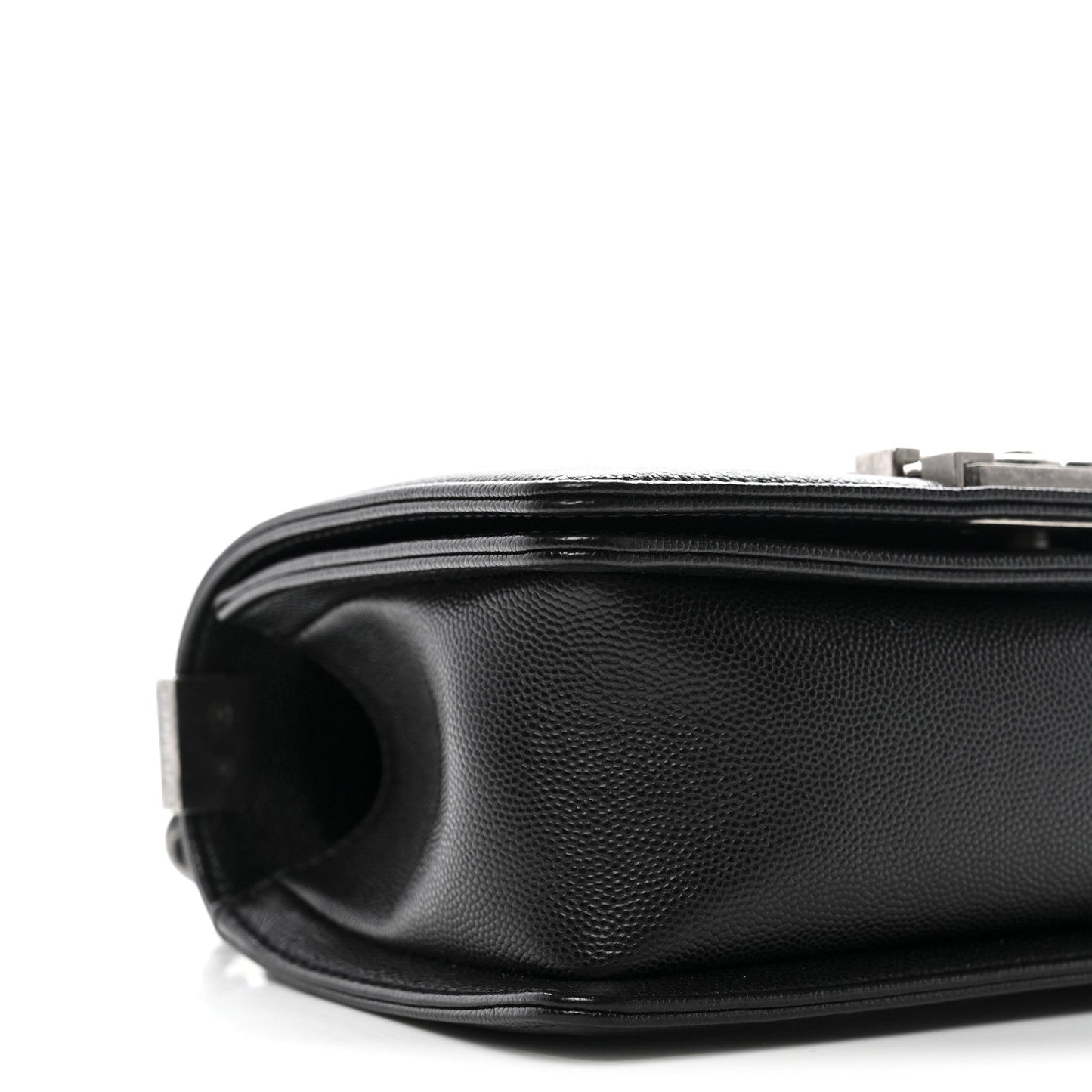 Caviar Quilted Small Boy Flap Black