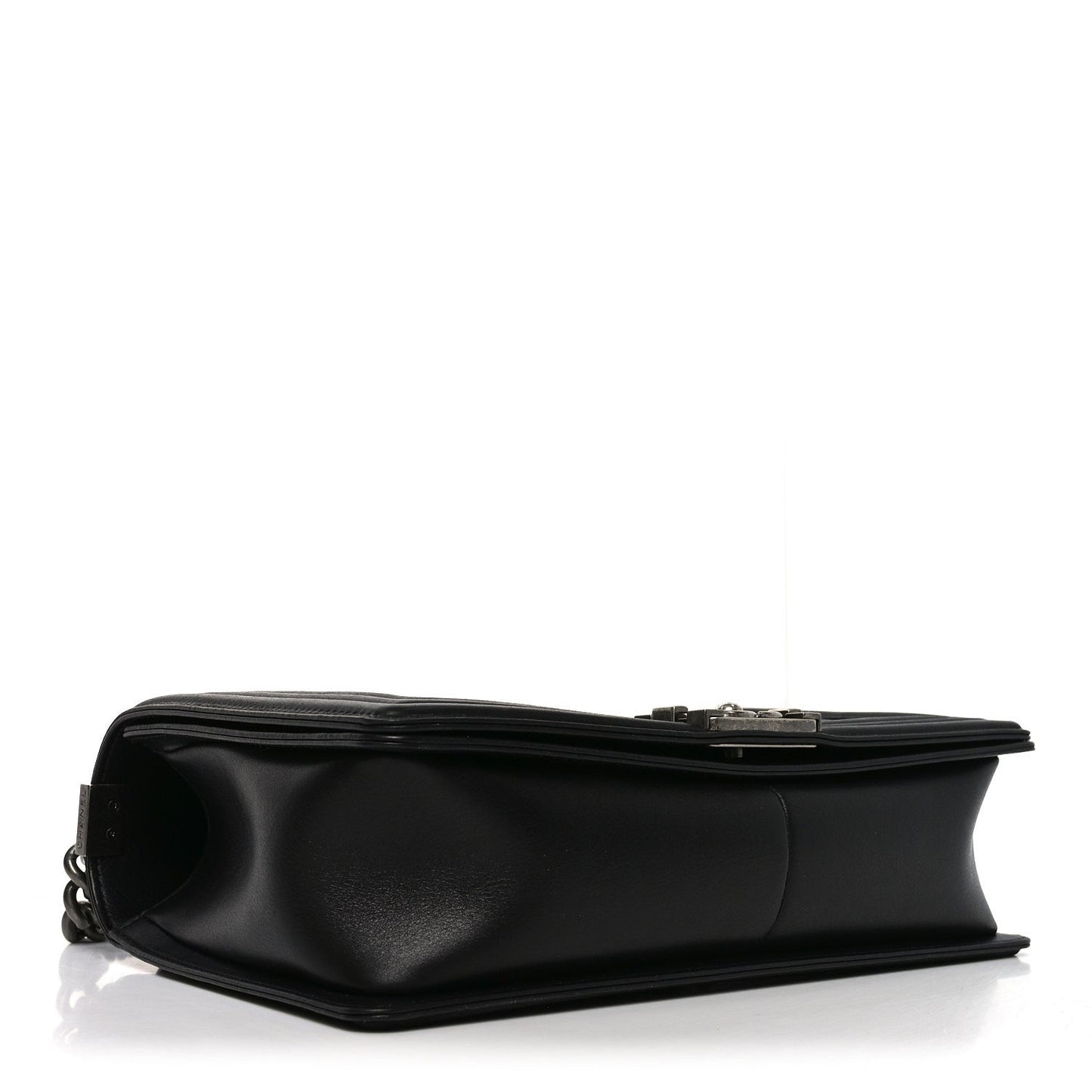 Calfskin Quilted New Medium Boy Flap Black