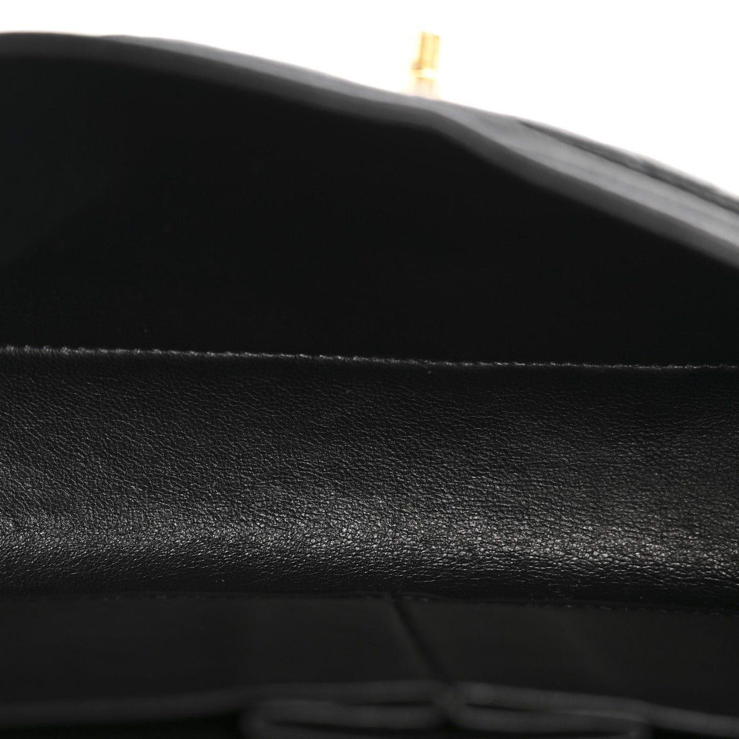 Caviar Quilted Small Double Flap Black