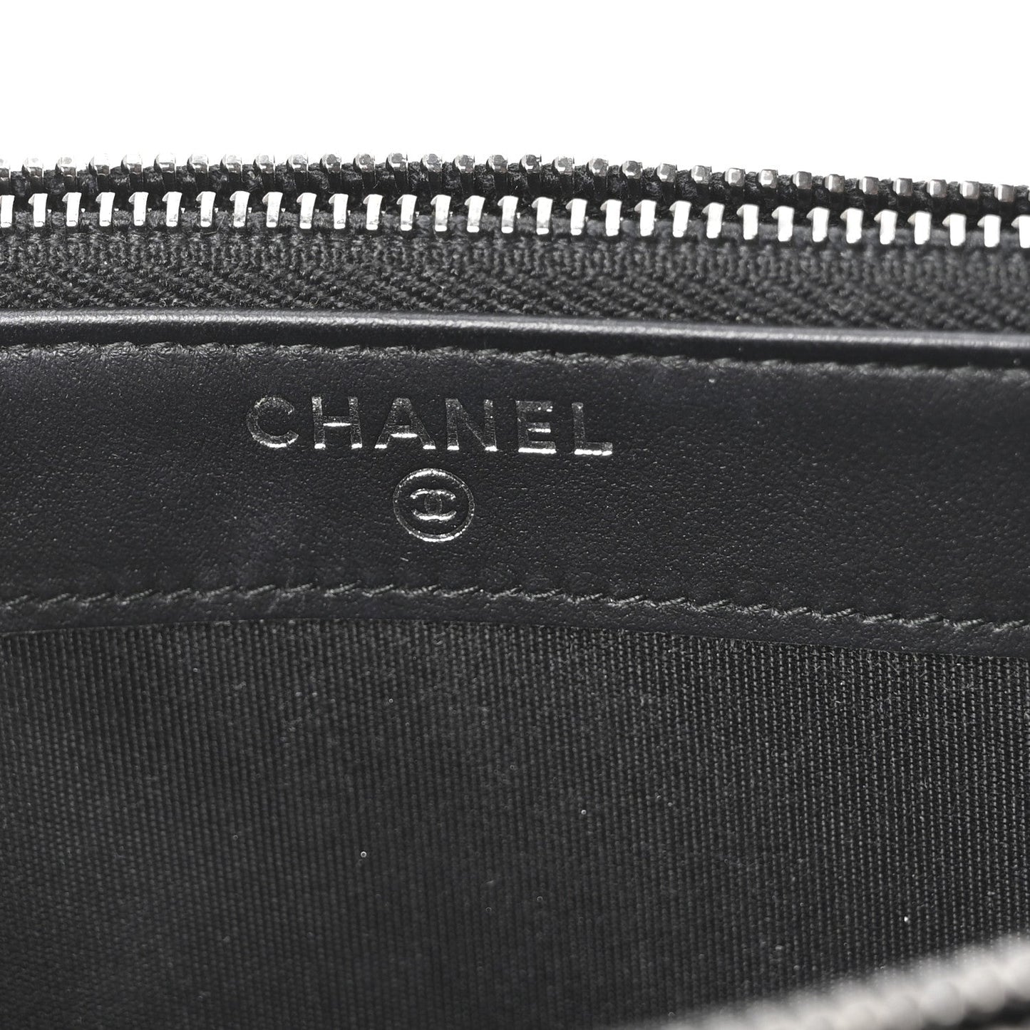 Grained Calfskin Quilted Boy Phone Holder Wallet On Chain Black