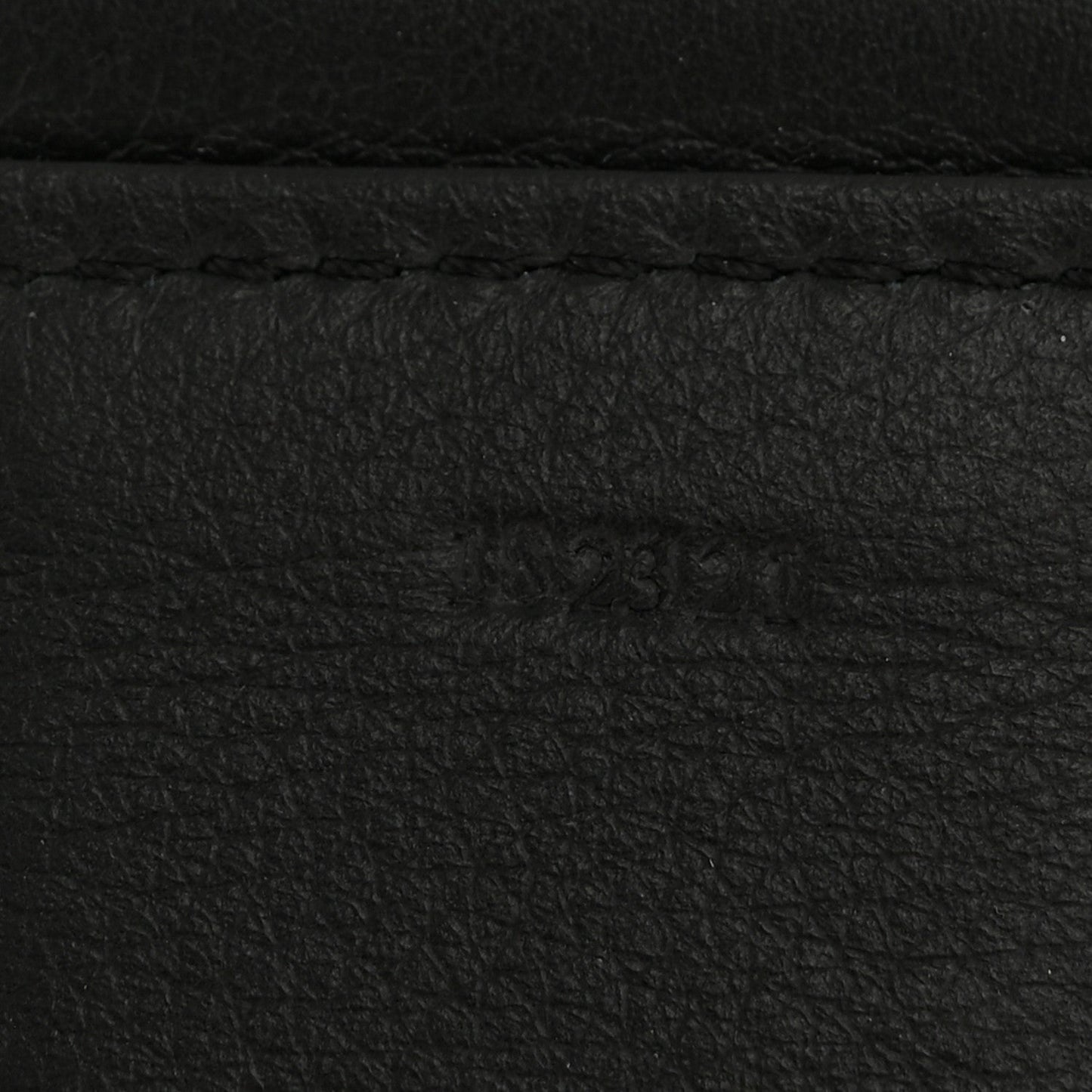 Calfskin Jacquard Anagram Loop Strap Navy Black