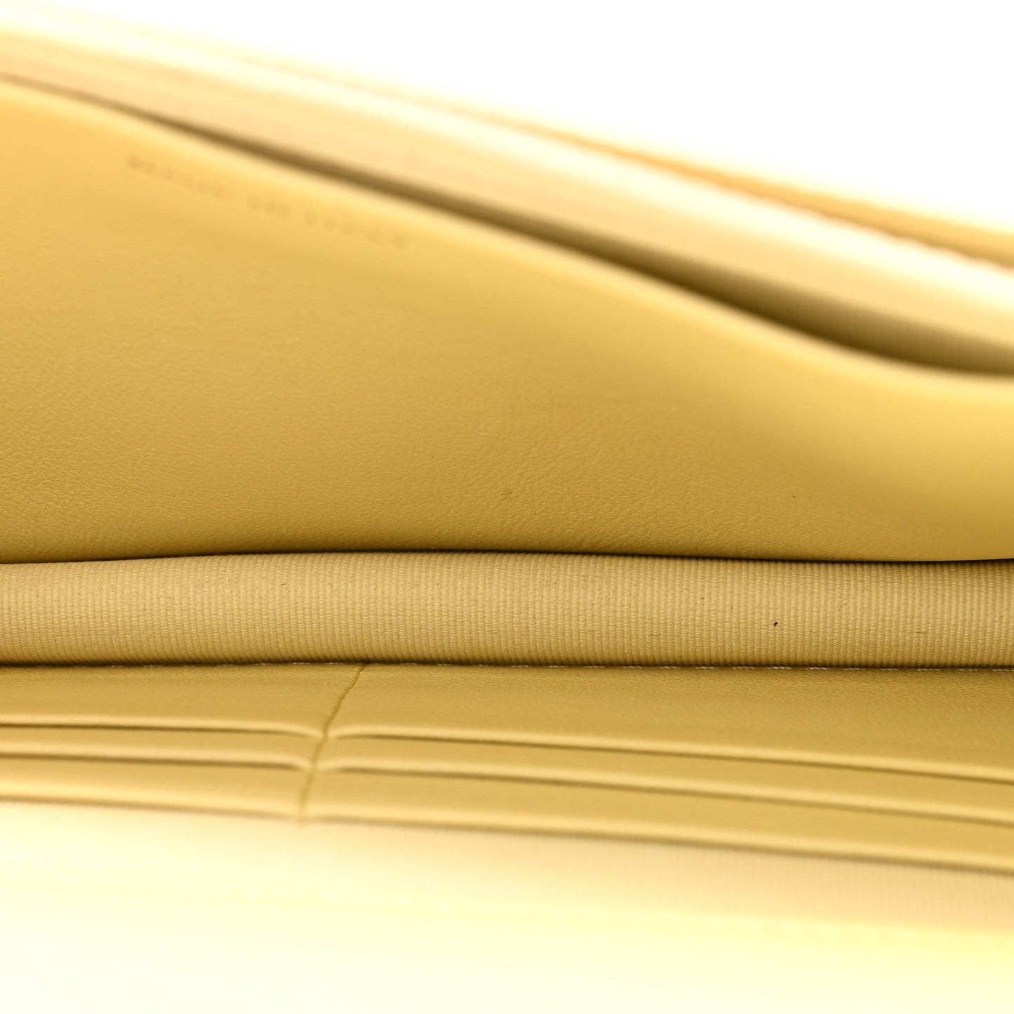Lambskin Quilted Sweet Camellia Wallet on Chain WOC Yellow
