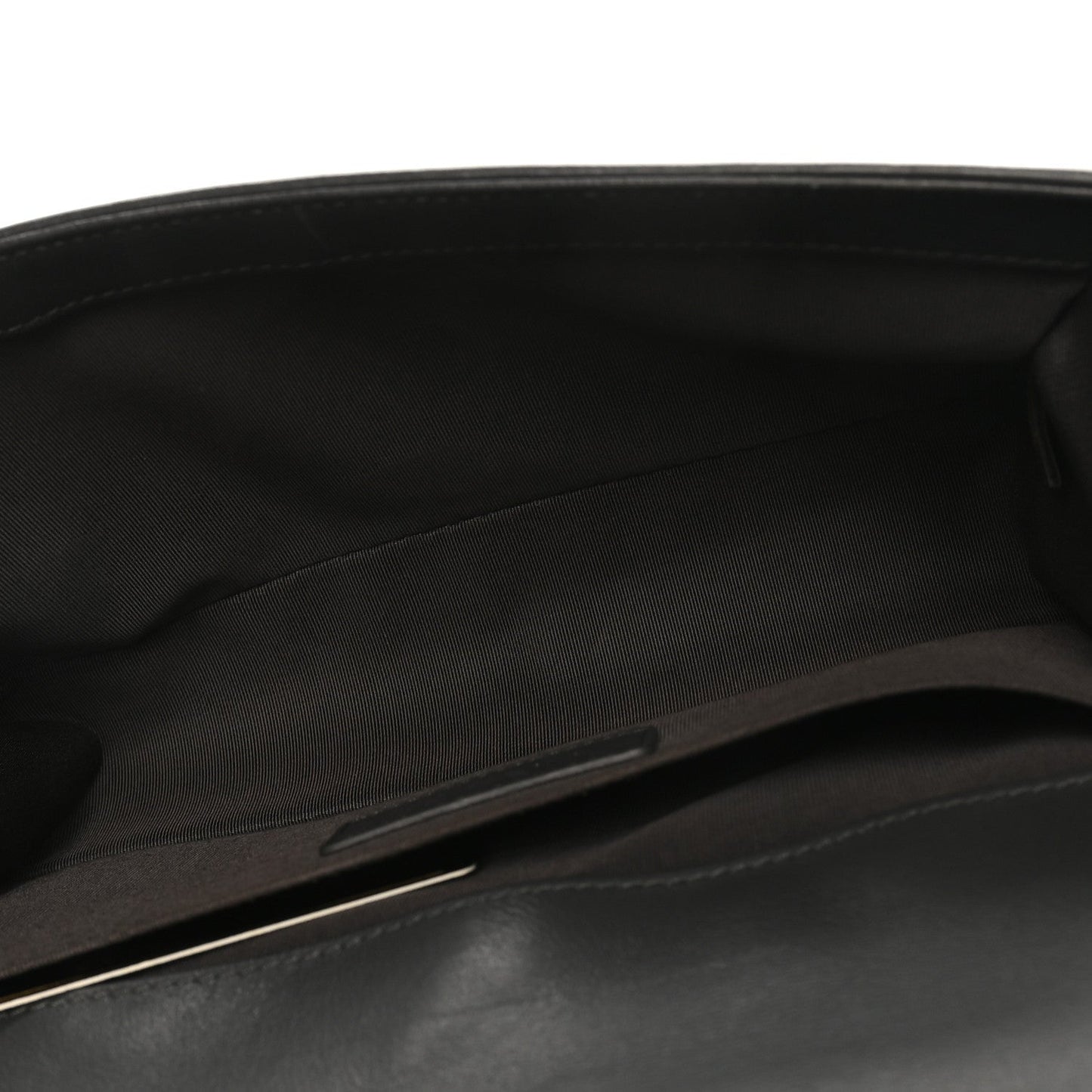 Lambskin Quilted Medium Boy Flap Dark Grey