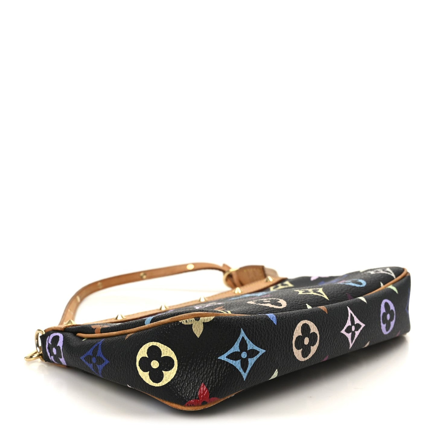 Monogram Multicolor Pochette Accessories Black