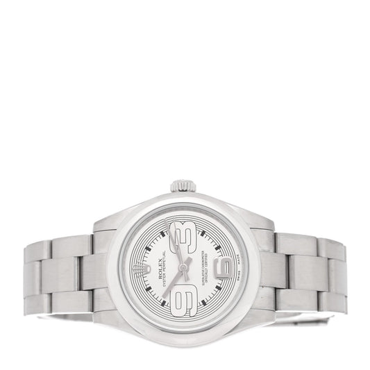 Stainless Steel 31mm Oyster Perpetual Watch Silver 177200