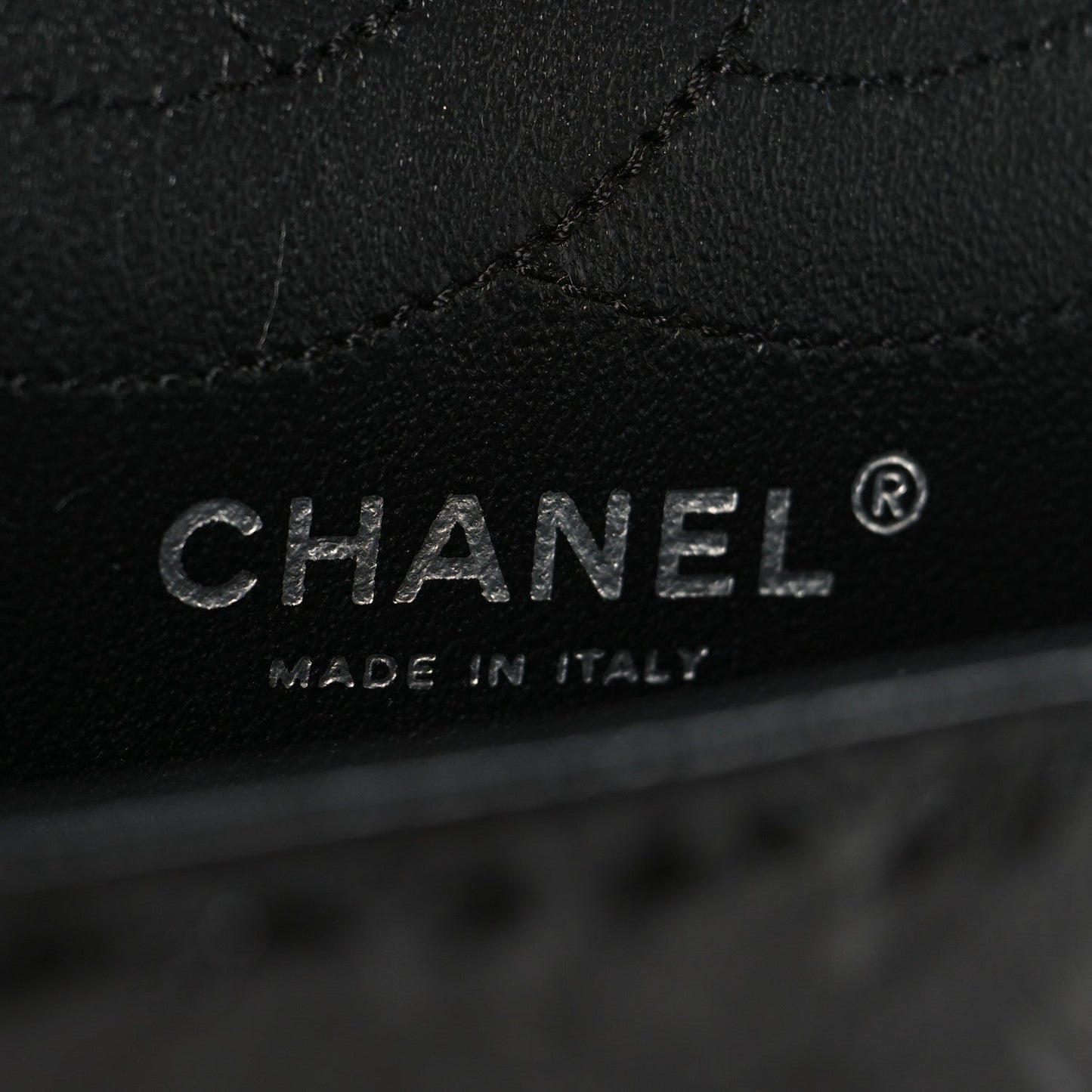 Glazed Calfskin Quilted 2.55 Reissue 226 Flap So Black