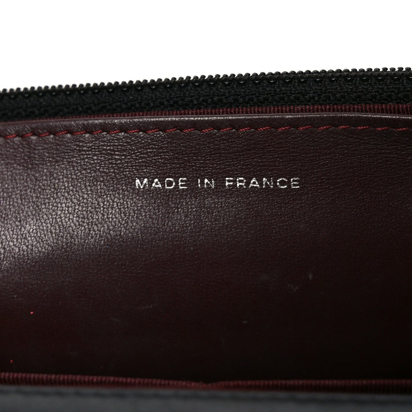 Lambskin Quilted Wallet On Chain WOC Black