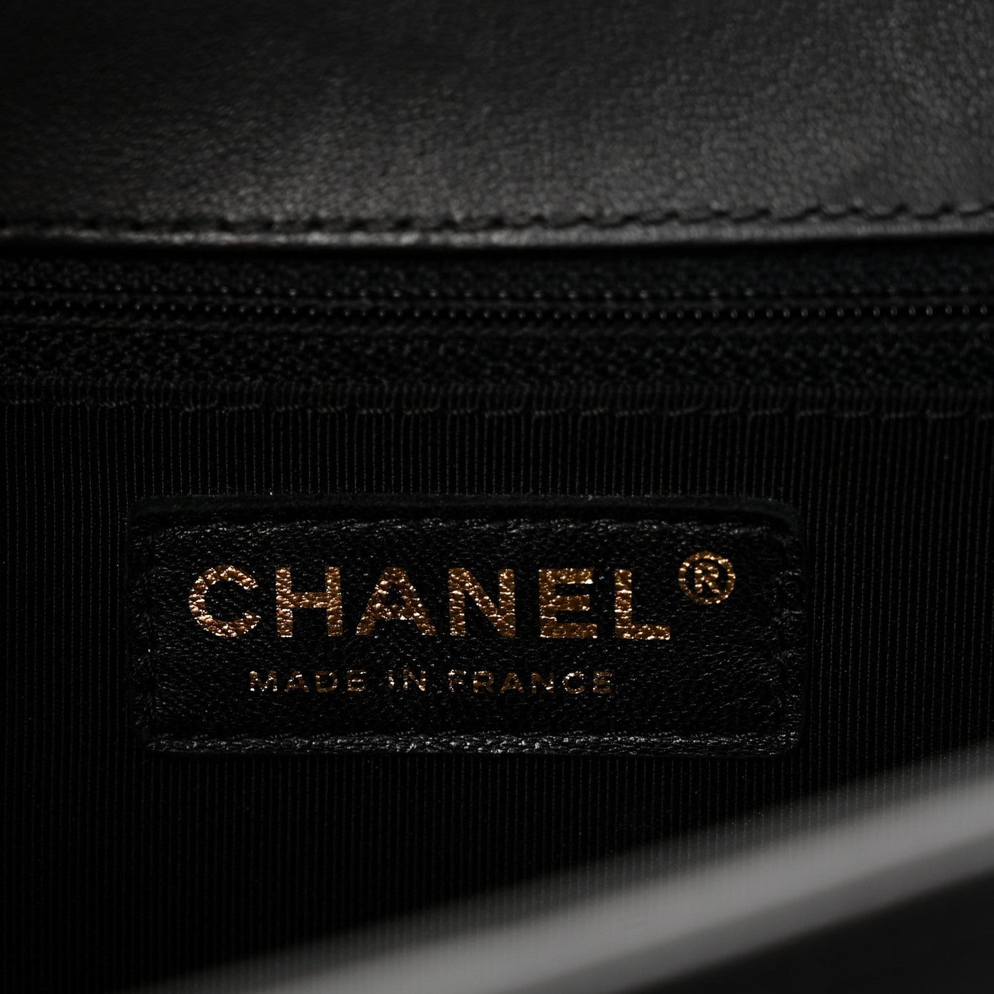 Lambskin Quilted New Medium Boy Flap Black